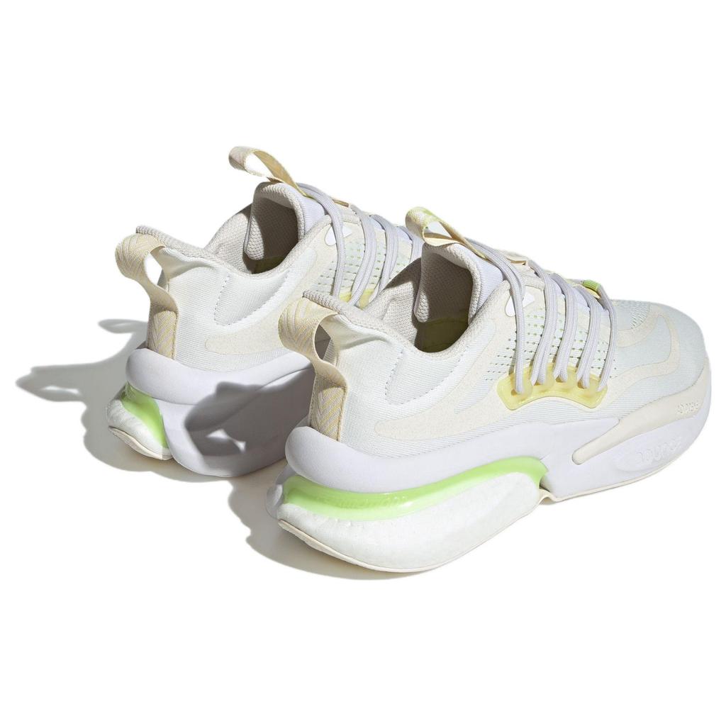 New Adidas AlphaBoost V1 Running Shoes 'White Yellow' IG3072