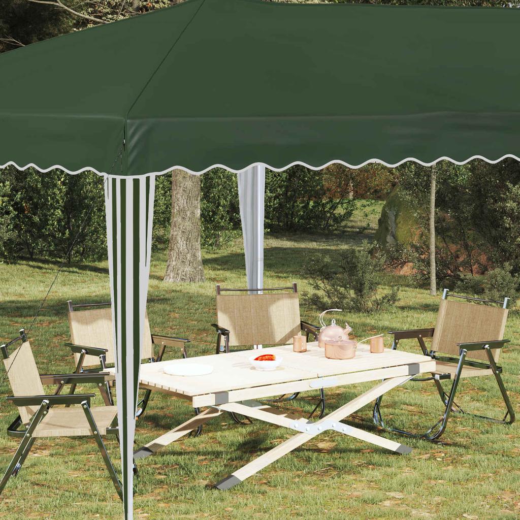 Pop Up Party Tent 575 X 290 X 245 Cm Green