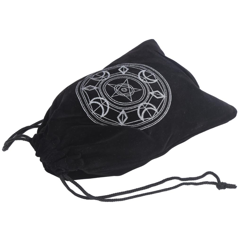17 X 11.5cm Tarot Bag Pouch Playing Cards Jewelry Coins Accessory Storage Drawstring Bag