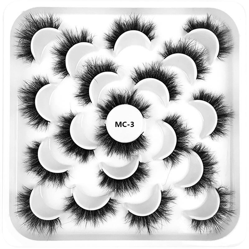 8D High Imitation Mink Hair, False Eyelashes 10 Pairs Of Natural And Docile Thick Eyelashes