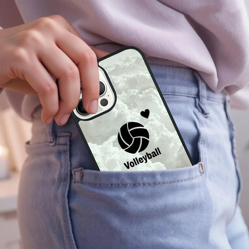 

Sport Fans Volleyball Phone Case For iPhone 17 Air 15 16e 14 13 Pro Max Coque 12 11 Pro Max PLUS cover iPhone 12pro max