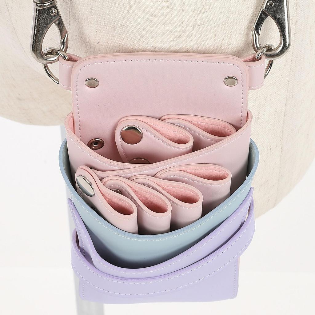 DEEDS a Japanese manufacturer of scissor specializes in Siena Pink holds Ideal for and Products, cases, No. 415, Mix, 4-6 scissors. hairdressers,