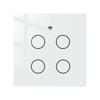 Smart Home WiFi Light Switch: 4-Gang Touch Control, App Timer, Alexa Voice Compatible
