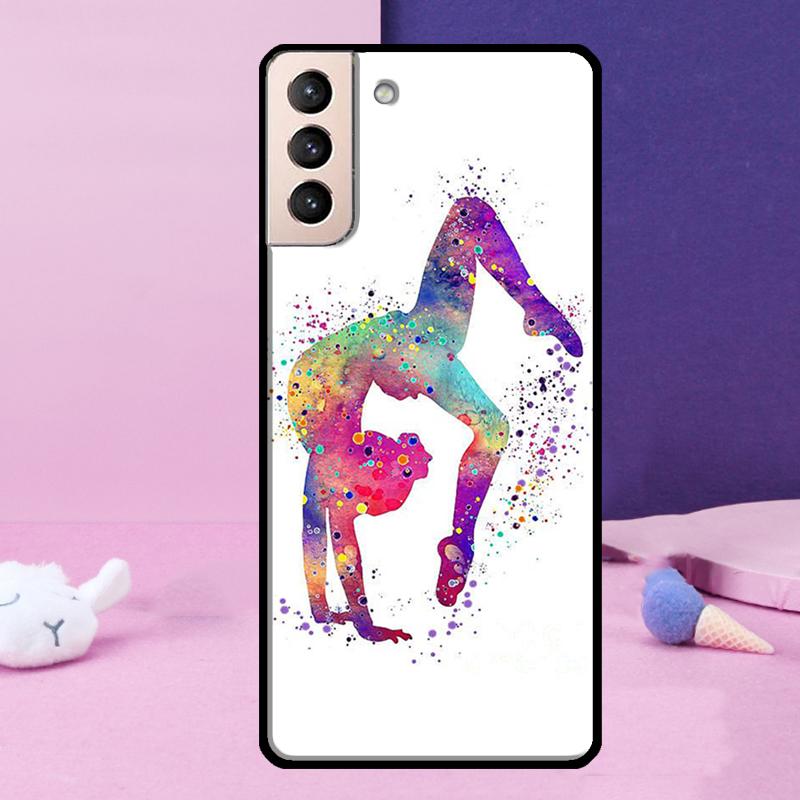 Love Gymnastics Case For Samsung Galaxy S23 S22 Ultra S21 S20 FE Note 10 20 Ultra S8 S9 S10 Plus Cover