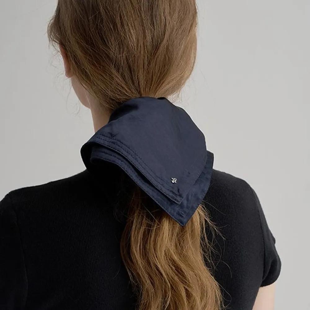 Loose Square Scrunchie JP-25-103S gray