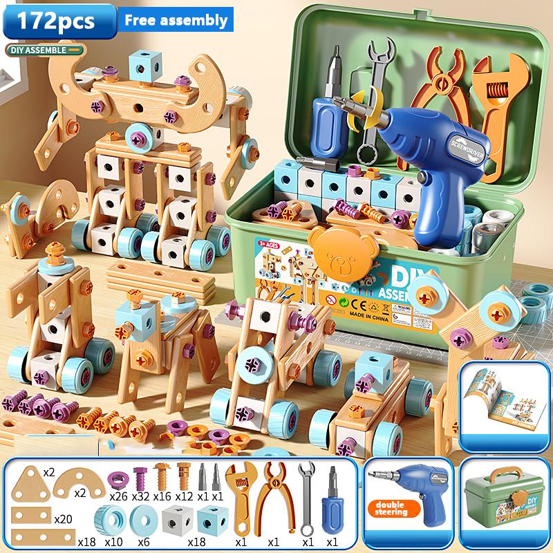 

Зроби сам Гайка Ручна Розбірка Збірка Головоломка Імітація Закручування Набір Інструментів Рання Освіта Дитяча Іграшка Форма Вставні Блоки Іграшки Для Хлопчиків