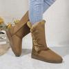 Classic Plush Snow Boots and Calf Women's Boots Wool Women's Boots Warm Winter Shoes 2026 Winter New Women's Shoes