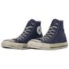 Converse All Star Aged Hi Comfortable Versatile High Top Canvas Shoes Unisex Sneakers Navy-Blue 31314080