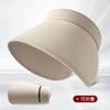 Summer Women's Sunscreen Cap Versatile Face Small Empty Top Wrap-around Half Bag Head Breathable Sunshade Sun Hat