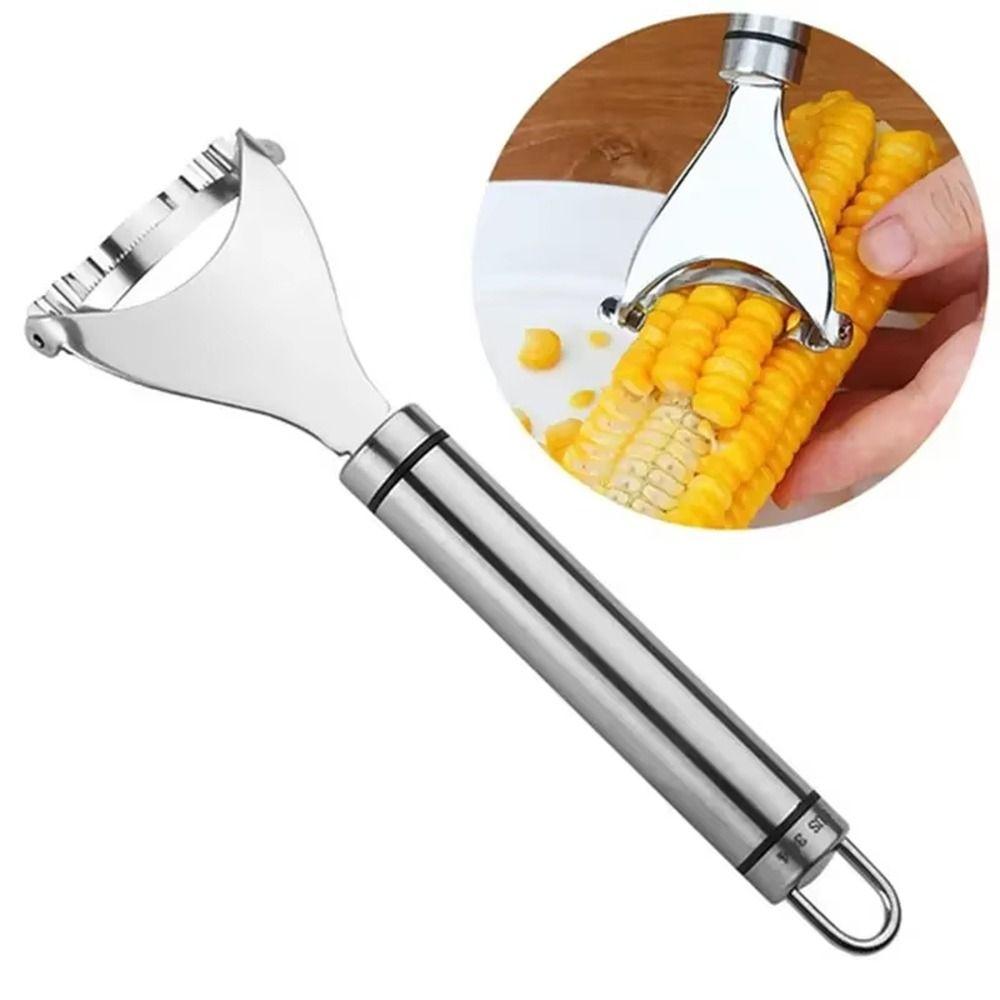 Stainless Steel Corn Stripper Labor Saving Corn Kerneler Manual Corn Planer  Kitchen Use