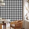Wallpaper Black and White Checkered Gray, Light Gray and Graphite 50x1000