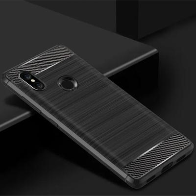 Pour Xiaomi Mi 8 se mi8se Mi 8se Étui en Silicone Souple Housse de Luxe en Fibre de Carbone pour xiaomi 8se mi8 se Étuis Arrière Mats Antichoc