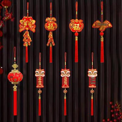 Jahr der Schlange Neujahrs Trompeten Anhänger – Tierkreis Hausdekoration für Frühlingsfest