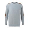 Men's Hoodless Sweatshirt Pullover Sweater For Leisure In And Winter With Ribbed Lightweight Sweatshirts Color