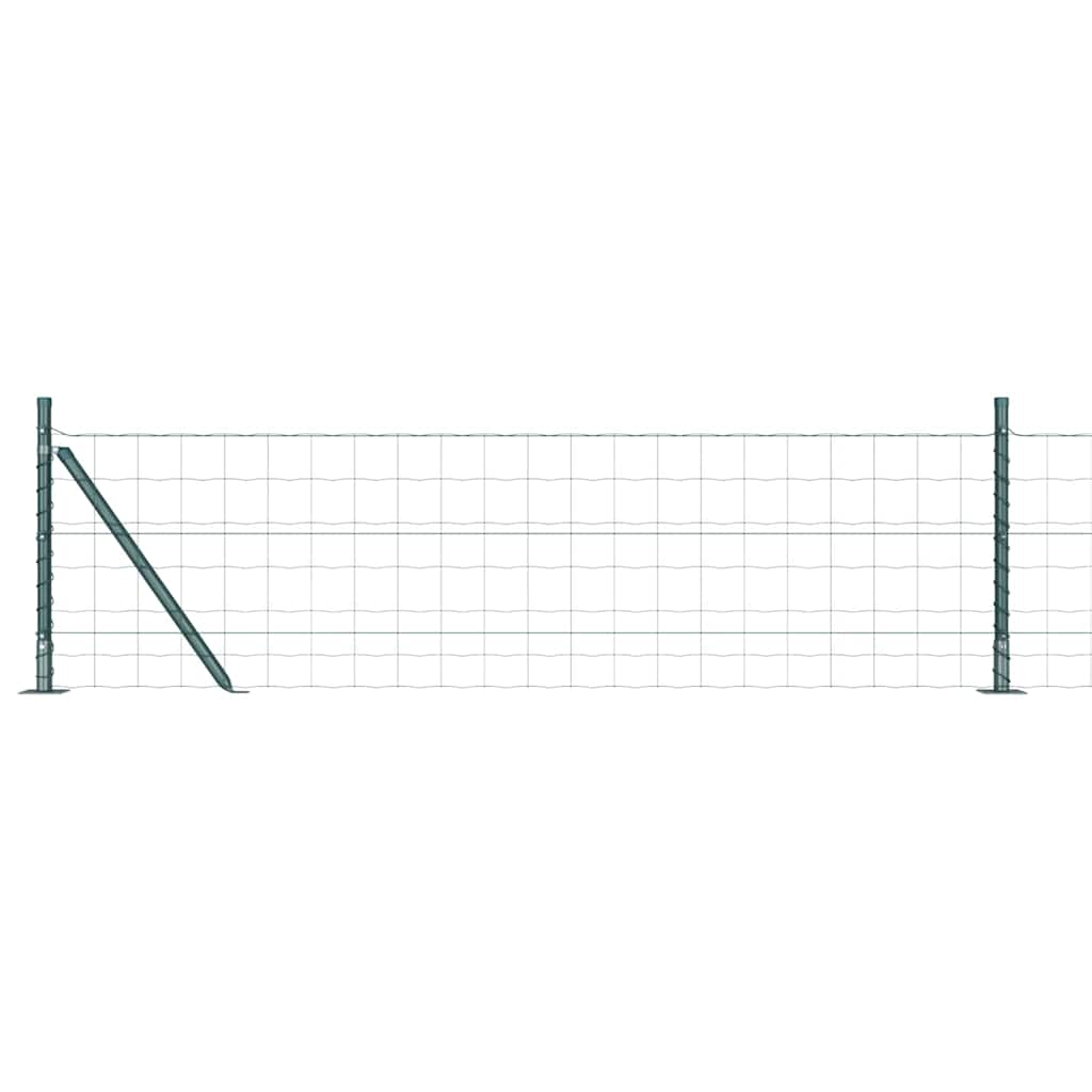 Welded Wire Fence with Concrete Base 25 X 0.4 M (W X H)