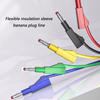 Adjustable 4mm Banana To Banana Test Probes Cables Wire Cord With 1000V Rating And Silicone Insulation for Multimeters
