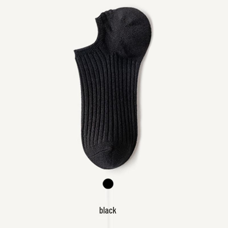 Women's No-Show Thin Breathable Ankle Socks - Spring/Summer Soft Solid Color