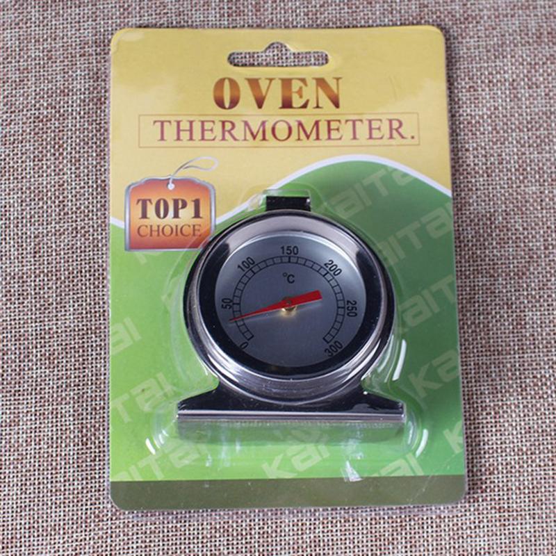 Kitchen Oven Thermometer Stainless Steel Temperature Gauge Dial Stand Up Thermometer Grill Temperature Gauge Kitchen Tool