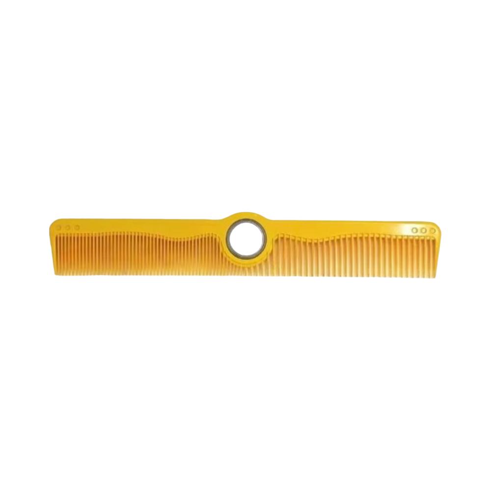 Wide & Fine Tooth Spinning Cutting Comb Professional Anti-static Barber Comb  for Barbers жёлтый