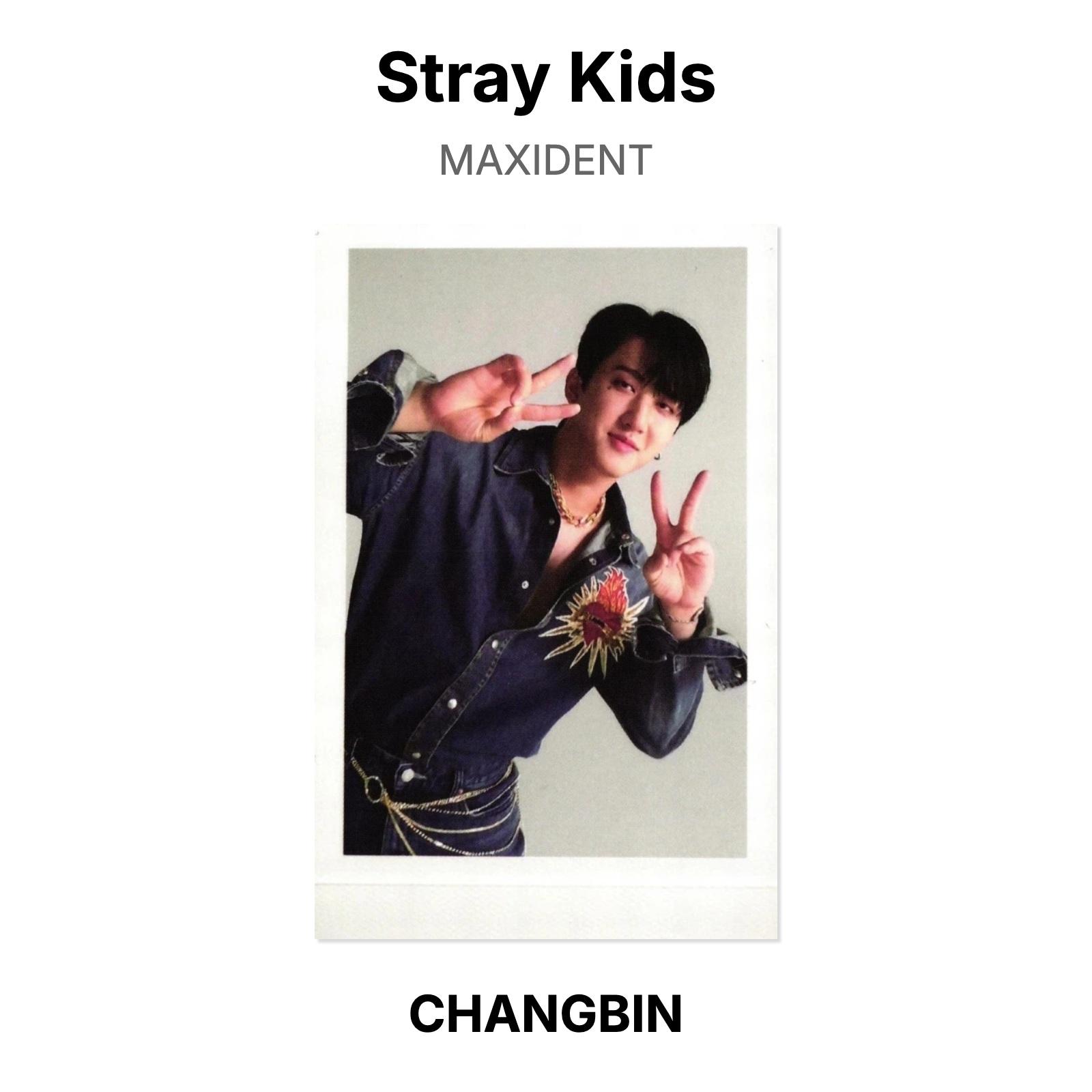 Stray Kids MAXIDENT Official Photocard CHANGBIN 04