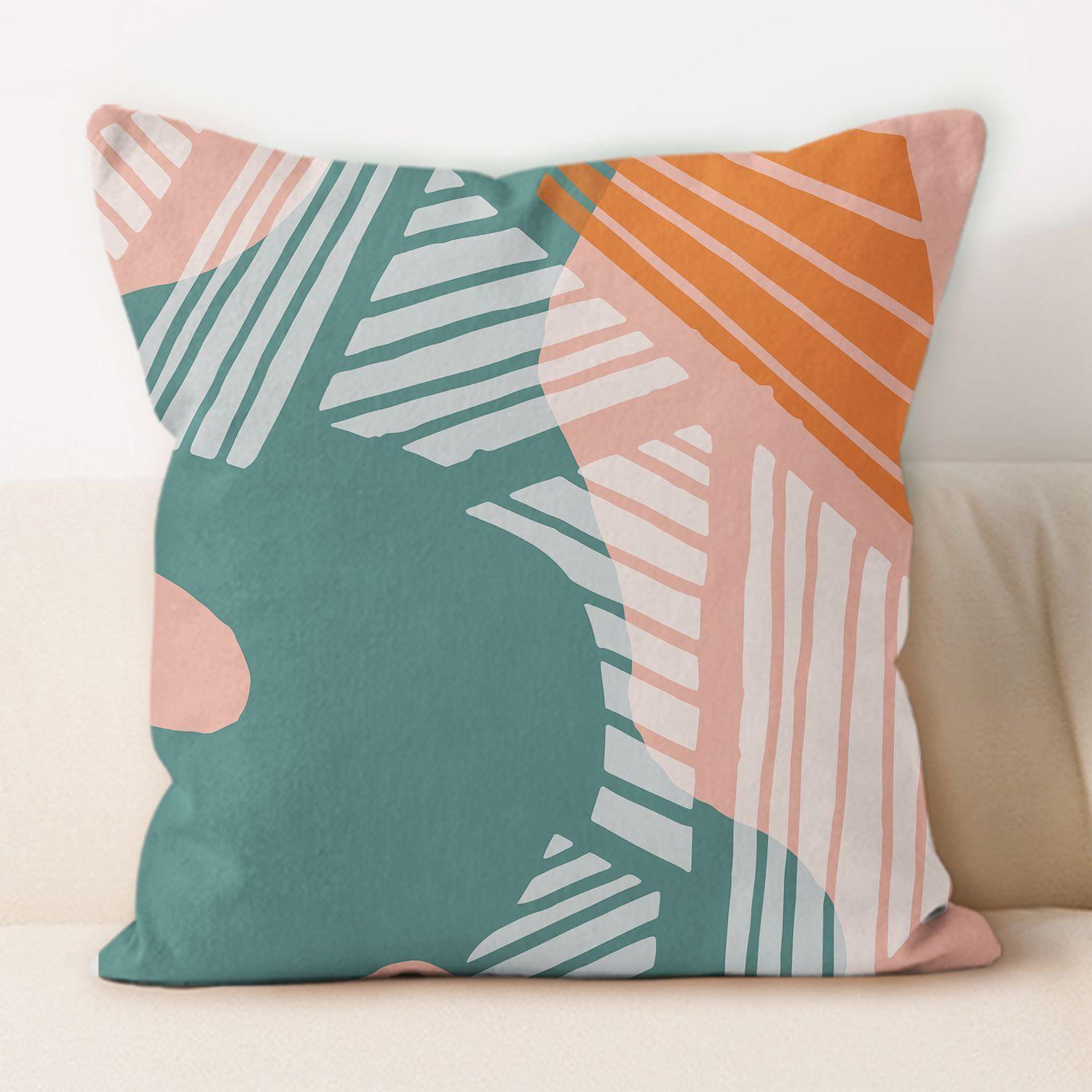 

Abstract Art Pillows, Decorative Sofa Pillows, Car Lumbar Support Pillows, Nap Pillows 40x 40cm(without core)