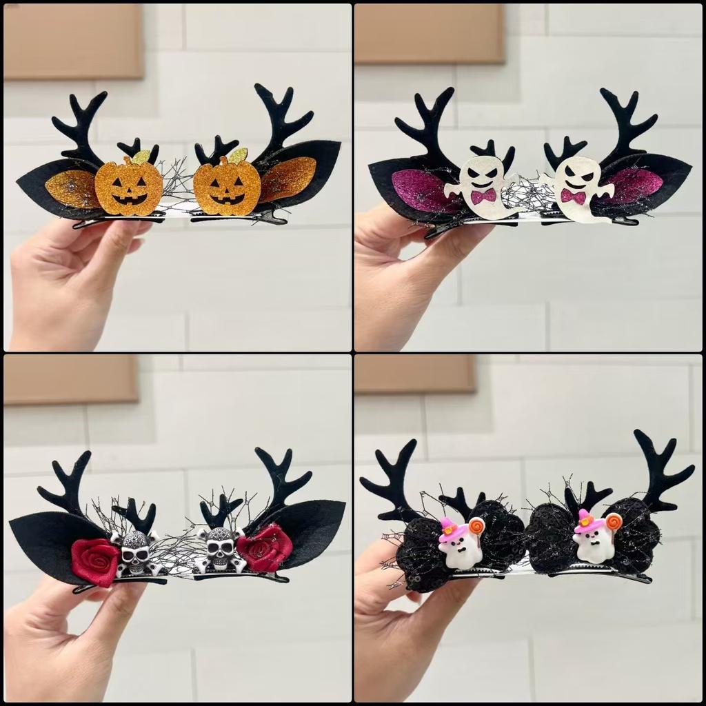 New Halloween Hairpin Hairpin Children's Cute Halloween Party Costume Headwear Accessory