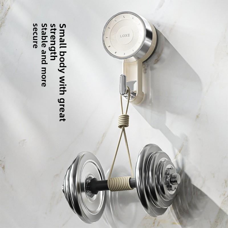 Stanzfreier Saugnapf Stark belastbar Spurlos Wiederverwendbar Badezimmer Küche Wasserdicht Feuchtigkeitsbeständig Tür Vakuumhaken