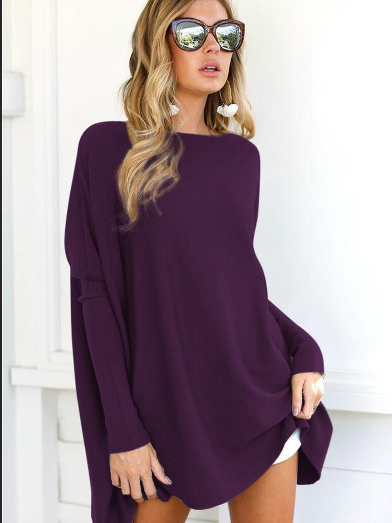 Fall Winter Trend Fleece Pullover Women's Top T-Shirt Multi-Color Multi-Size Ready Stock