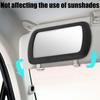 Auto-Sonnenschutz, Schminkspiegel, zum Aufstecken, Auto-Kosmetikspiegel, universell, automatisches Zubehör für die Innensonnenblende, HD-Glasspiegeloberfläche