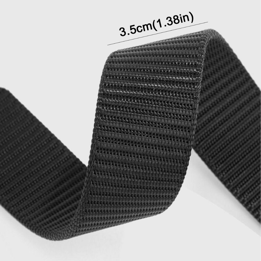 Luxury Brand Nylon Braided Belt Business Casual Canvas Strap Men Automatic Buckle Waistband