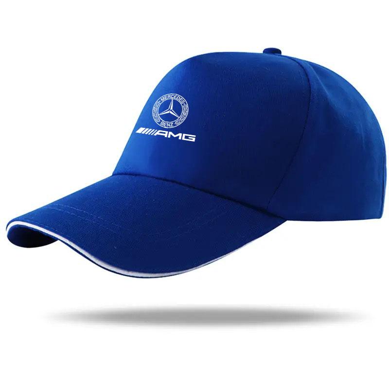 Adesivo de Carro Quente Boné de Baseball Masculino Feminino Logo de Carro Chapéu Esportivo de Verão para Mercedes Benz AMG W203 W204 W205 W210 W211 W212 W221 W222