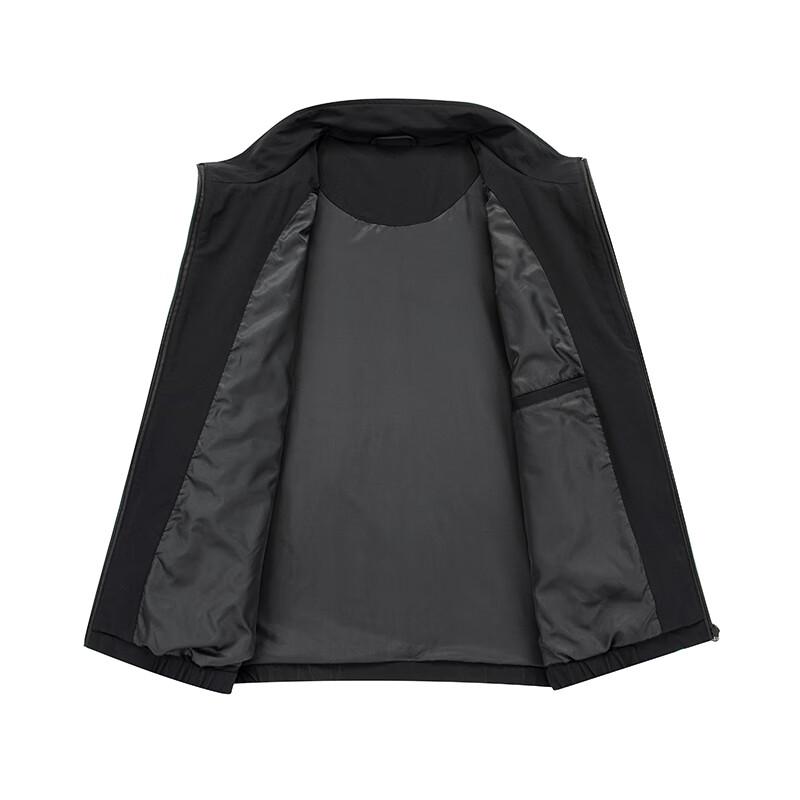 FENGMAO Men's Stand-Collar Wrinkle-Resistant Casual Jacket