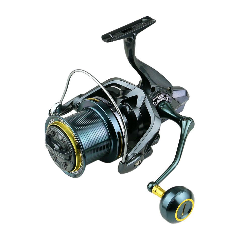 Size 9000-14000 High Quality Metal Fishing Reel 10+1bb Max Drag 30Kg Surf Fishing Reel Saltwater Big Spinning Reel 9000 Series