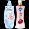 Scalp Care Shampoo and Safeguard Pomegranate Body Wash Set