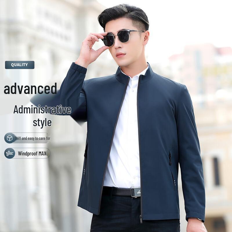 

Futing Men s Windproof Stand Collar Jacket 3XL