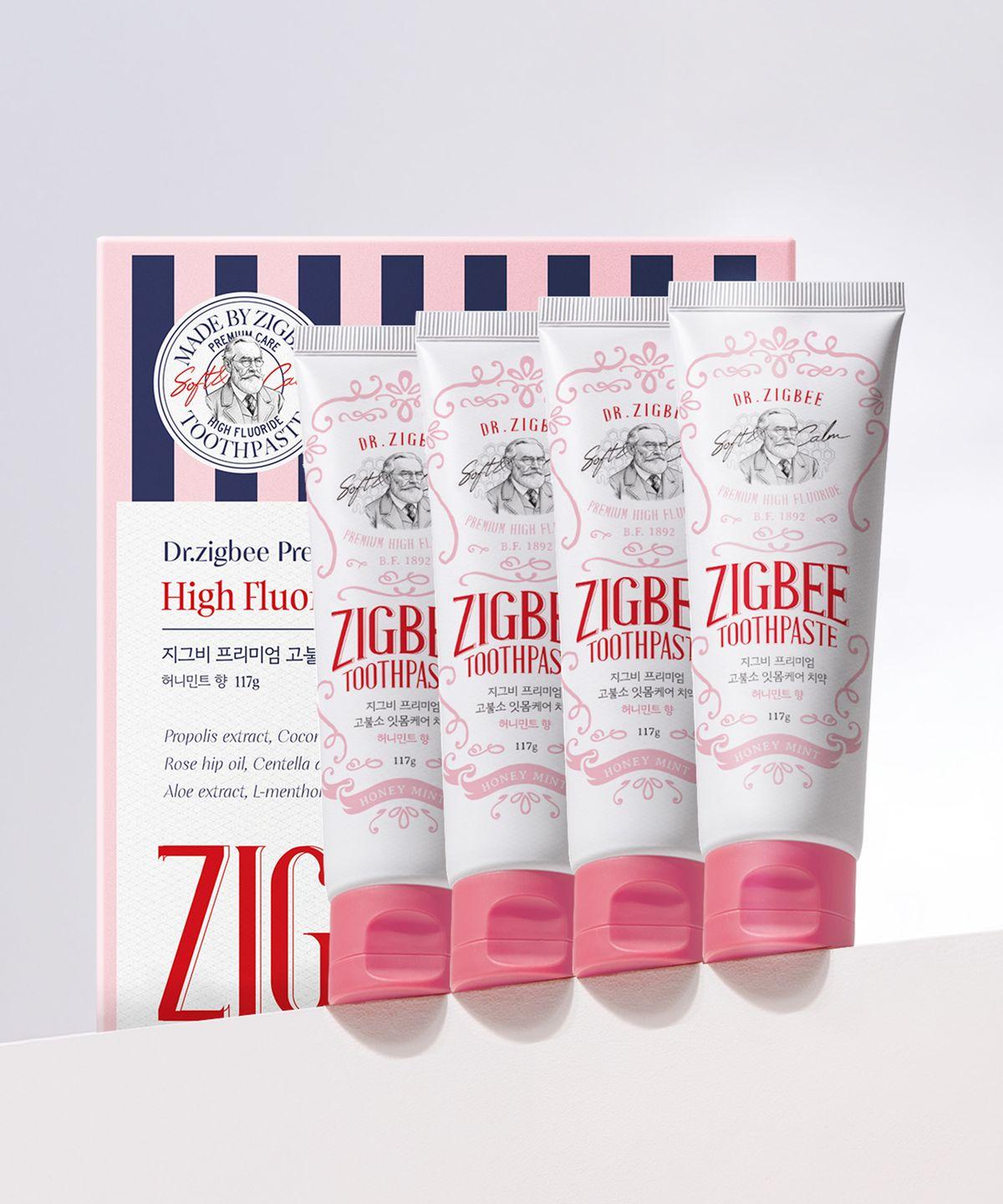 Large Capacity High Fluoride Gum Care Peppermint Sun Toothpaste Tartar Removal Gingivitis Honey Mint Flavor 117g (4 Packs)