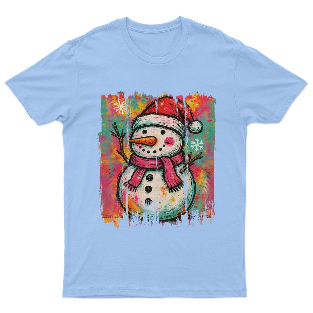 Festive SnowUnisex Christmas Holiday TShirt Unisex Gift Retro Seasonal Funny