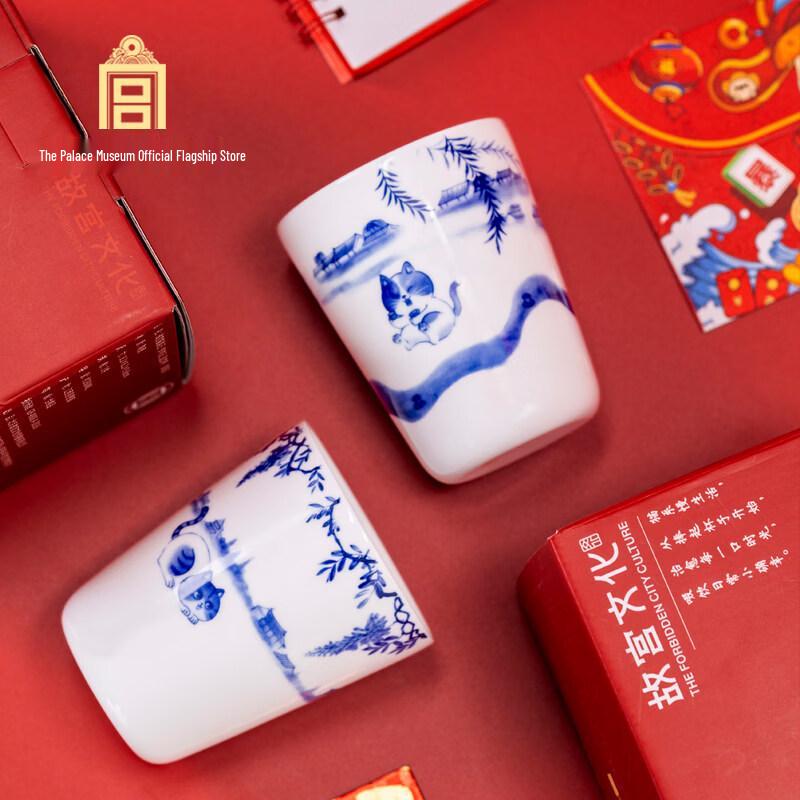 Forbidden City Palace Cat Ceramic Tea Set