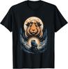 Celestial Guinea Pig Moonrise Forest Graphic Tee