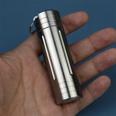 Waterproof Sealed Pill Box Pendant - Portable Medicine Container for Camping, Travel & Outdoor First Aid