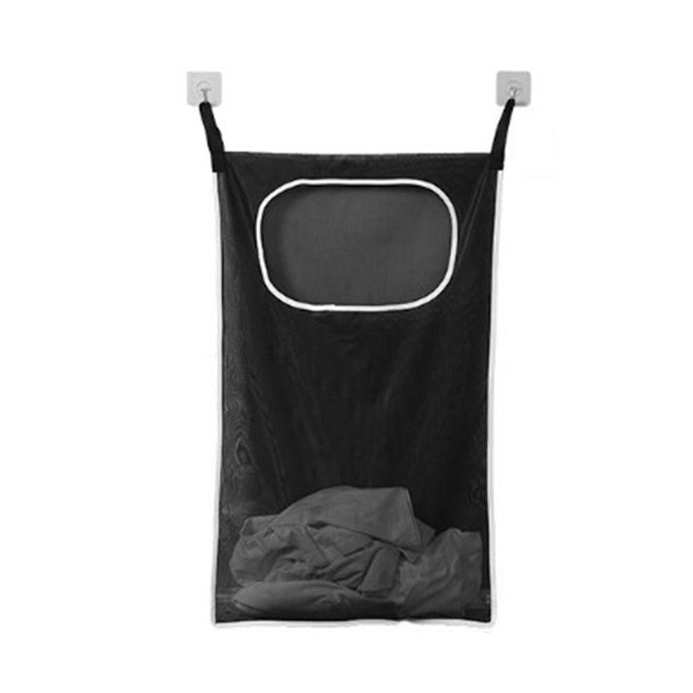 

Водонепроницаемая подвесная сумка для мелочей большой вместимости, корзина-органайзер для белья, бытовая black mesh fabric