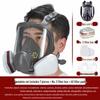 6800 Full Face Gas and Dust Mask for Spray Painting, Pesticide, and Chemical Protection