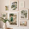 Sonnenschein-Innenhof Kaffee Zitronenblätter Landschaft Poster und Drucke Leinwandmalerei Nordische Wandkunst Bilder Wohnzimmerdekor