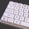 XDA Profile Keycaps In Milk Purplee PBT Material Ball Cap Design Hot Sublimation 137Keys For Multiple Layouts Including 75 68 980 87