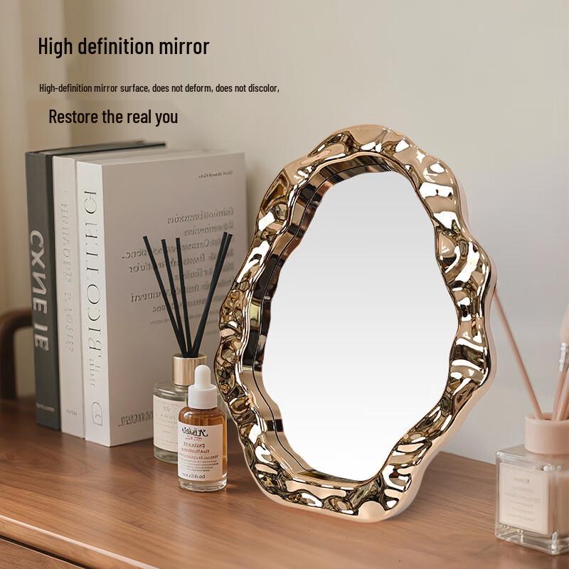 

Oeny Cloud Ripple Portable Desktop Makeup Mirror