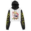 Bocchi the Rock Anime Katze Ohren Color Block Hoodie für Damen – Herbst/Winter