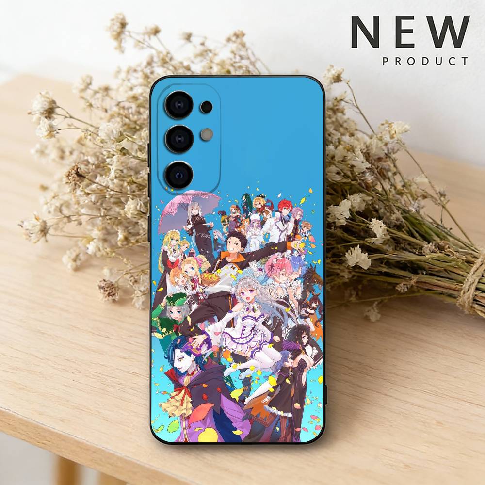 Re Z-ZERO Starting Life in Another World phone Case For Samsung S26,25,24,21,22,23,30,20,Ultra,Plus,Fe,Lite Black Soft Cover