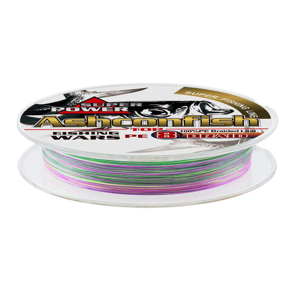 

Ashconfish PE Fishing 8 300m Multicolor Line, Strands, (Sizes 1, 1.2, 1.5, 2, 2.5, 3, 3.5, 4, 5, 6, 7, 8, 9, 10),