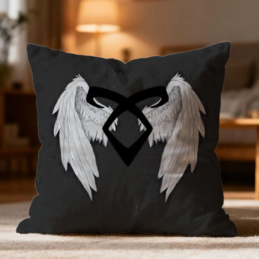 Hot S-SShadowhunters Cushion Cover Soft Washable Pillow Case Multi-Scene for Couch Bed Travel Office Use