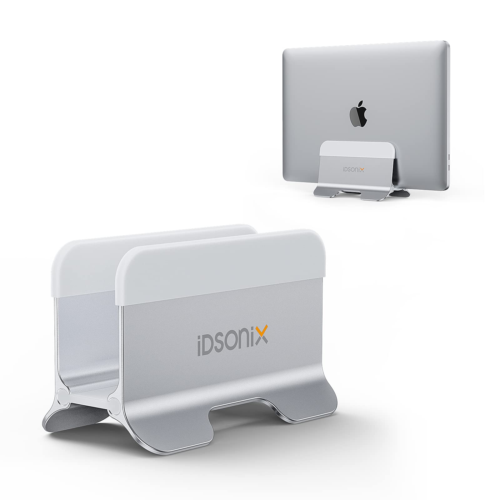 

Vertical Laptop Stand iDsonix Holder Storage Desk Fits All and Gaming Laptops iDsonix-NCB Holder, Auto-Locking Dock, Space-Saving Organizer, MacBooks,